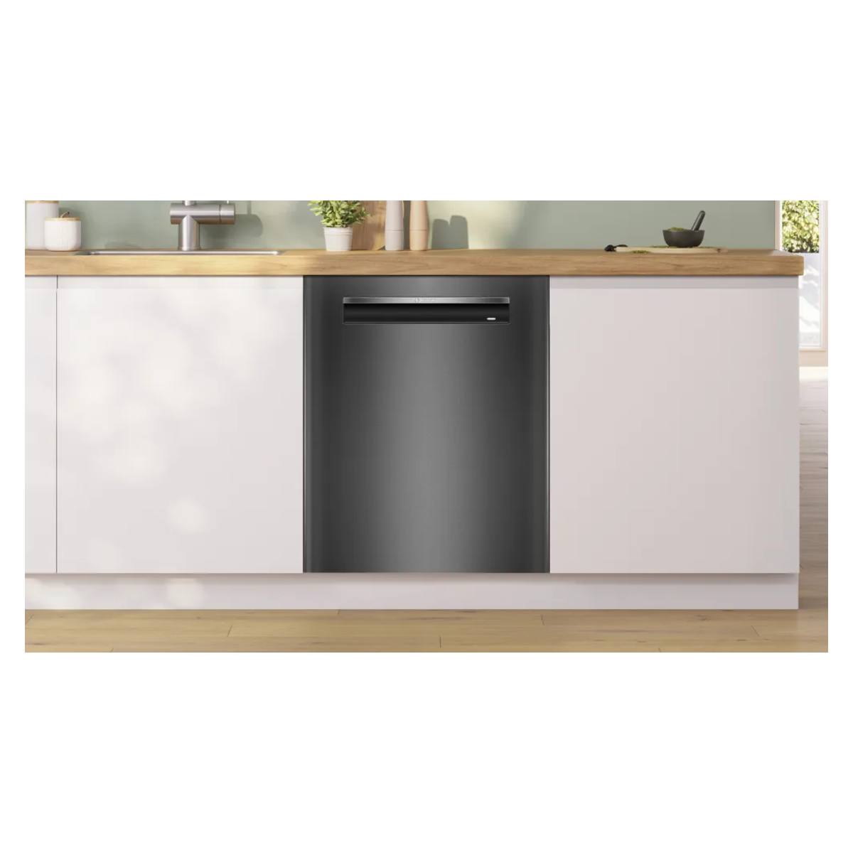 BOSCH SMP4ECC71S Εντοιχιζόμενο Πλυντήριο Πιάτων 60cm, Inox Μαύρο | Bosch| Image 2