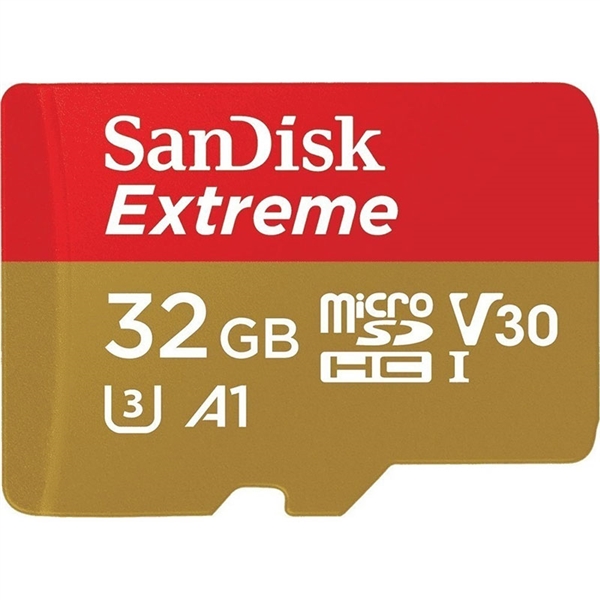 Image of suggested product: SANDISK MicroSD 32GB Extreme UHS-I microSDHC Memory Card with SD Adapter