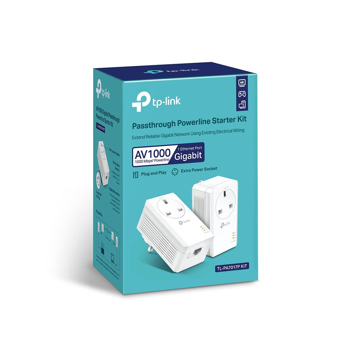 TP-LINK TL-PA7017P AV1000 Kit V2 Ενισχυτής Σήματος | Tp-link| Image 4
