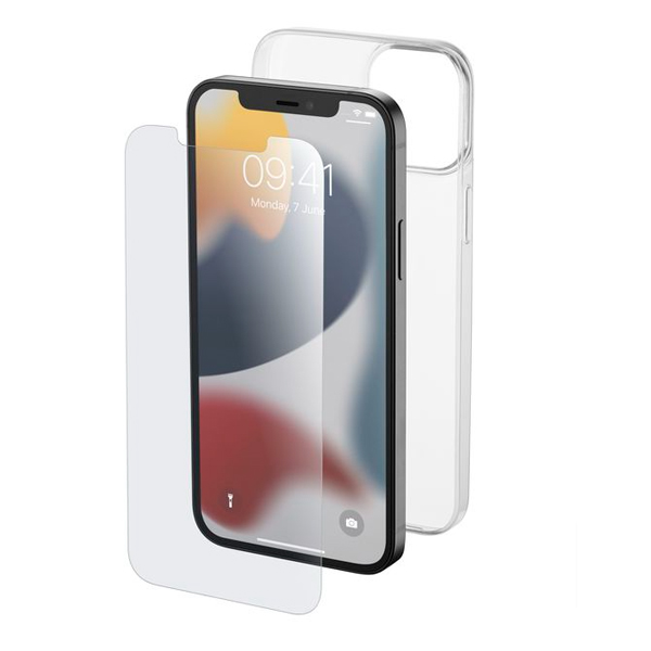 CELLULAR LINE Kit Silicone Case and Tempered Glass for iPhone 13 Mini Smartphone | Cellular-line| Image 2