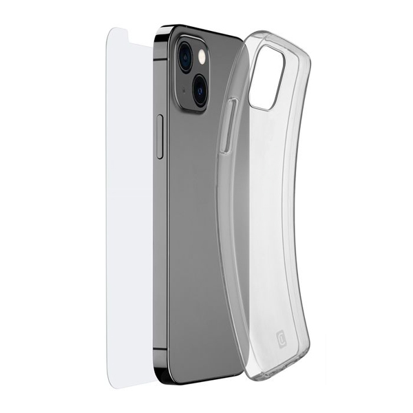 CELLULAR LINE Kit Silicone Case and Tempered Glass for iPhone 13 Mini Smartphone | Cellular-line| Image 3