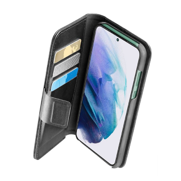 CELLULAR LINE Book Agenda Θήκη σε Στυλ Βιβλίο για Samsung Galaxy S22+ Smartphone, Μαύρο