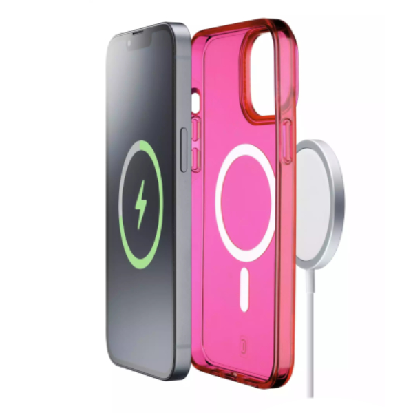 CELLULAR LINE Gloss Mag Case for iPhone 14 Smartphone, Pink | Cellular-line| Image 3