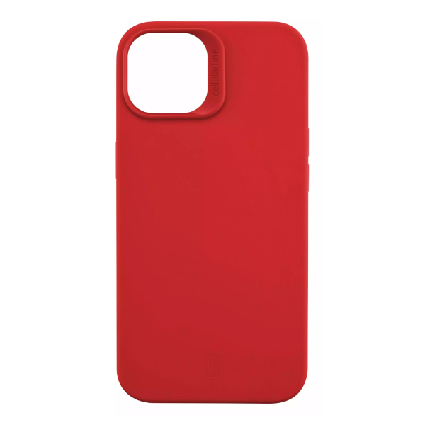 CELLULAR LINE Sensation Silicone Case for iPhone 14 Smartphone, Red