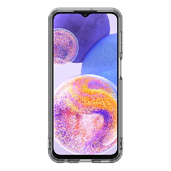 SAMSUNG Soft Clear Cover for Samsung Galaxy A23 5G Smartphone, Black | Samsung| Image 3