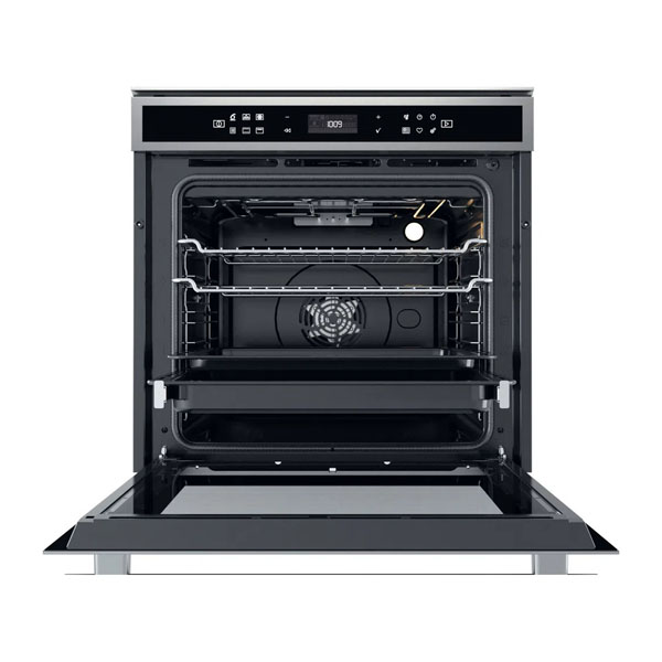 WHIRLPOOL 9W-W6OM44S1P Εντοιχιζόμενος Φούρνος με Πυρόλυση, Ασημί | Whirlpool| Image 2