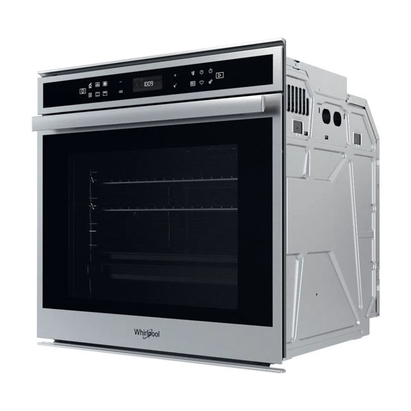 WHIRLPOOL 9W-W6OM44S1P Εντοιχιζόμενος Φούρνος με Πυρόλυση, Ασημί | Whirlpool| Image 3