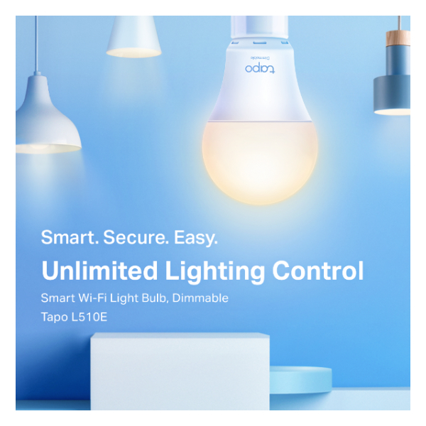 TP-LINK TAPO L510E E27 Smart Wi-Fi Λάμπα, Θερμό Λευκό | Tp-link| Image 3