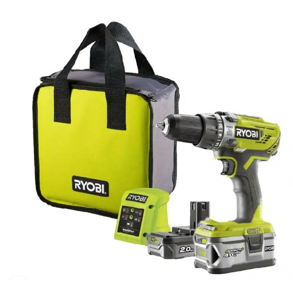 Image of suggested product: RYOBI R18PD3-242S Cordless Impact Drill Driver Set 18V, 1X2&1X4 Αh