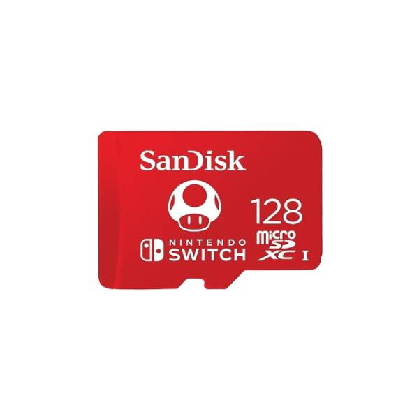 Image of suggested product: SANDISK Nintendo Switch MicroSDXC Memory Card Mario Kart, 128 GB