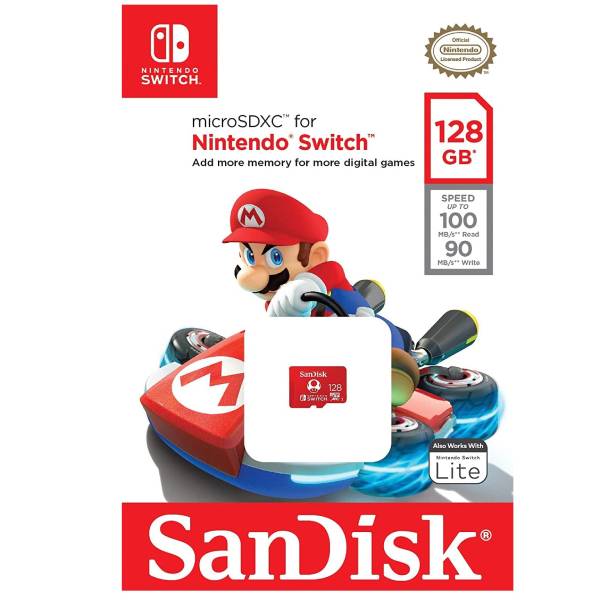 SANDISK Nintendo Switch MicroSDXC Memory Card Mario Kart, 128 GB | Sandisk| Image 2