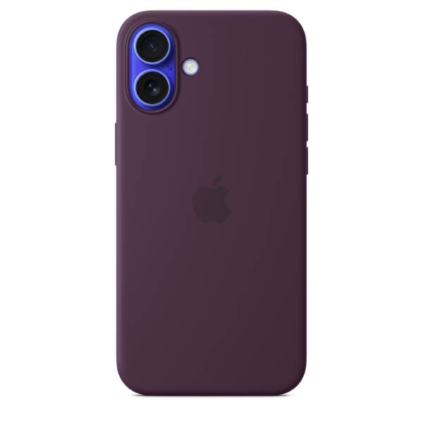 APPLE Θήκη Σιλικόνης Με MagSafe Για iPhone 16 Plus Smartphone, Plum Μωβ
