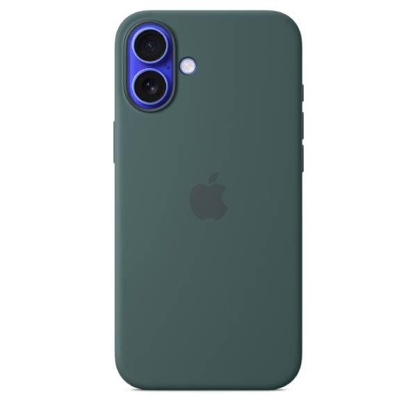 APPLE Θήκη Σιλικόνης Με MagSafe Για iPhone 16 Plus Smartphone, Lake Πράσινο