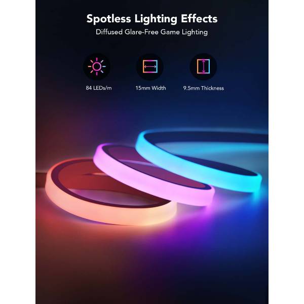 GOVEE H61C3 RGBIC Neon, Ταινία Φωτισμού LED Για Γραφείο | Govee| Image 2