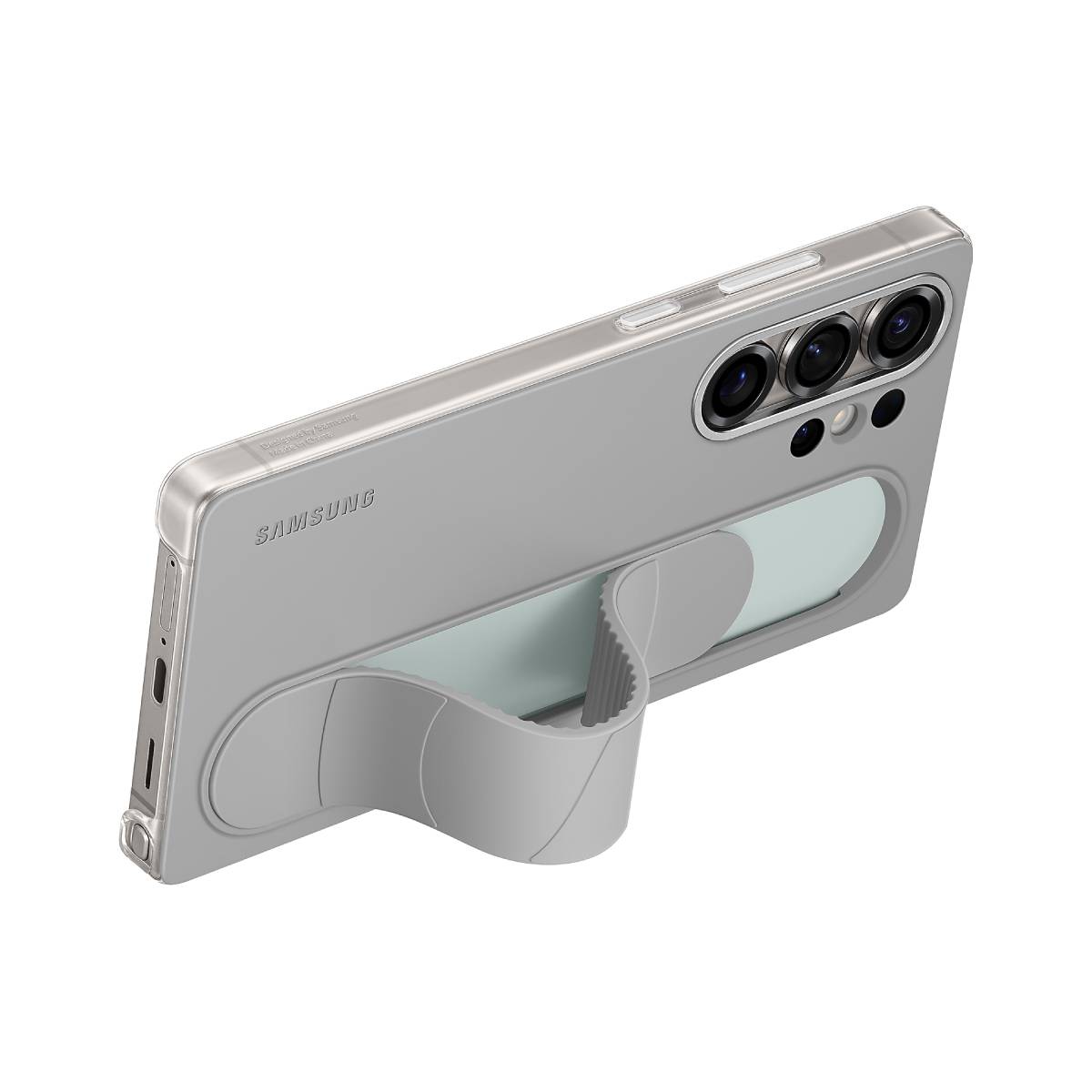 SAMSUNG EF-GS938CJEGWW Standing Grip Case for Galaxy S25 Ultra, Gray | Samsung| Image 3