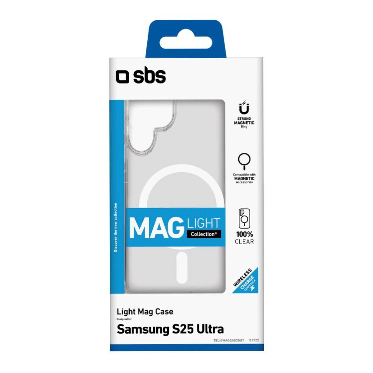 SBS Θήκη για Samsung Galaxy S25 Ultra με Mag, Διαφανής | Sbs| Image 2