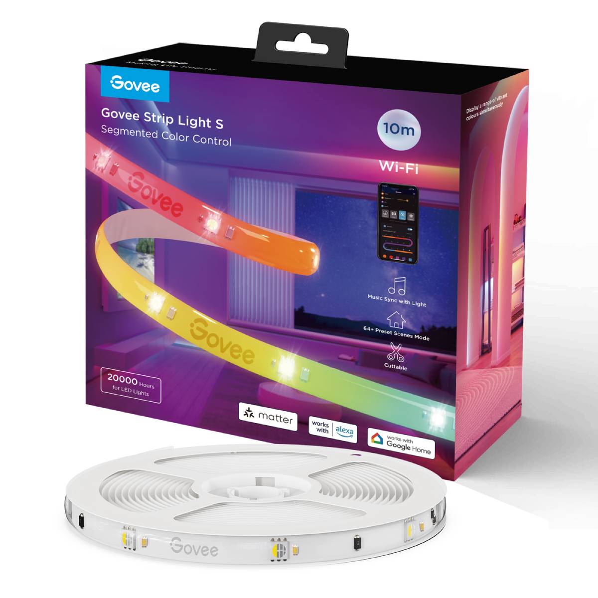 GOVEE RGBIC  Έξυπνη Ταινία Φωτισμού LED, 10Μ