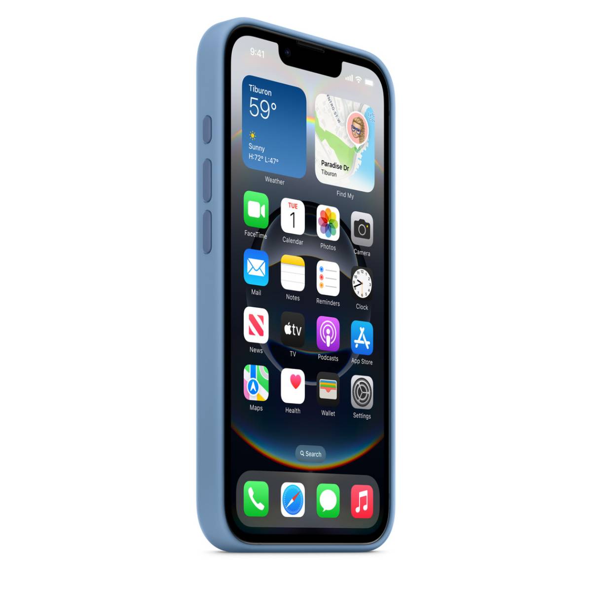APPLE MD3Q4ZM/A Θήκη Σιλικόνης για iPhone 16e Smartphone, Winter Μπλε | Apple| Image 3