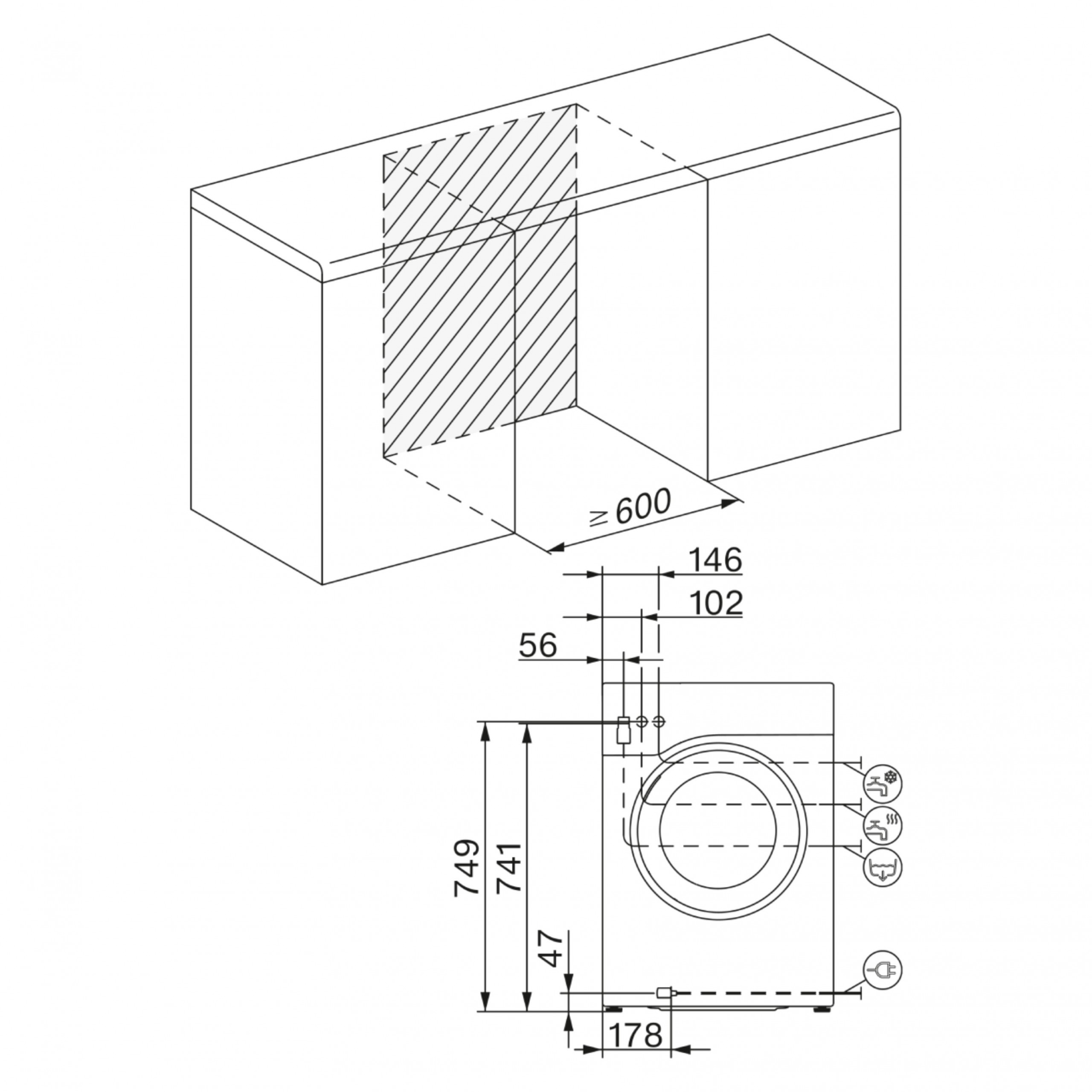 MIELE WWA120 WCS Πλυντήριο Ρούχων 8kg, Άσπρο | Miele| Image 2