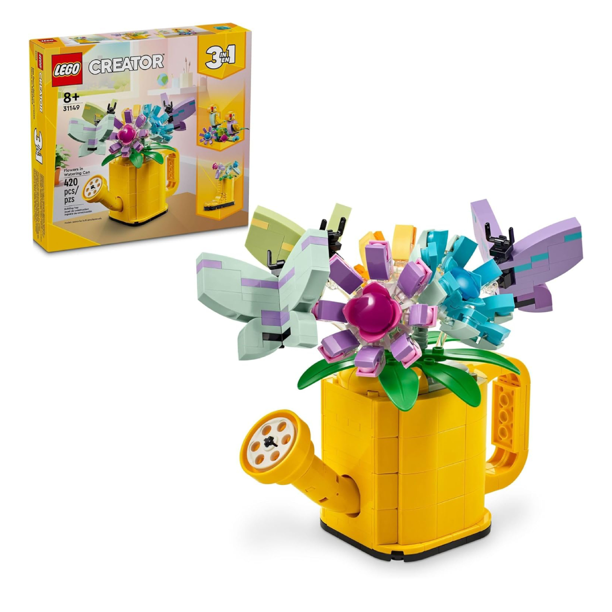 LEGO® Creator: 3 σε 1 Λουλούδια σε Ποτιστήρι
