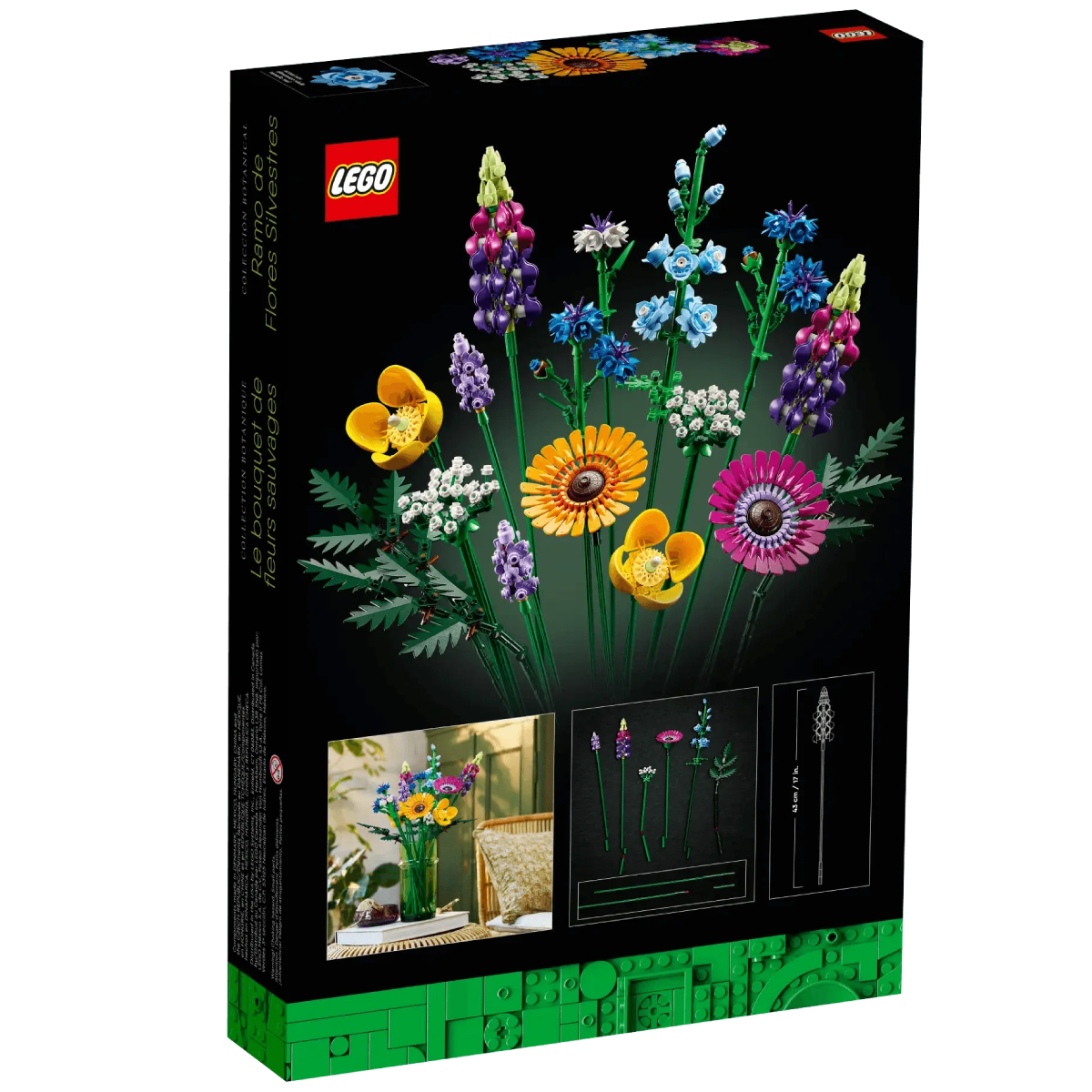 LEGO® Botanicals: Wildflower Bouquet, Μπουκέτο με Άγρια Λουλούδια | Lego| Image 2