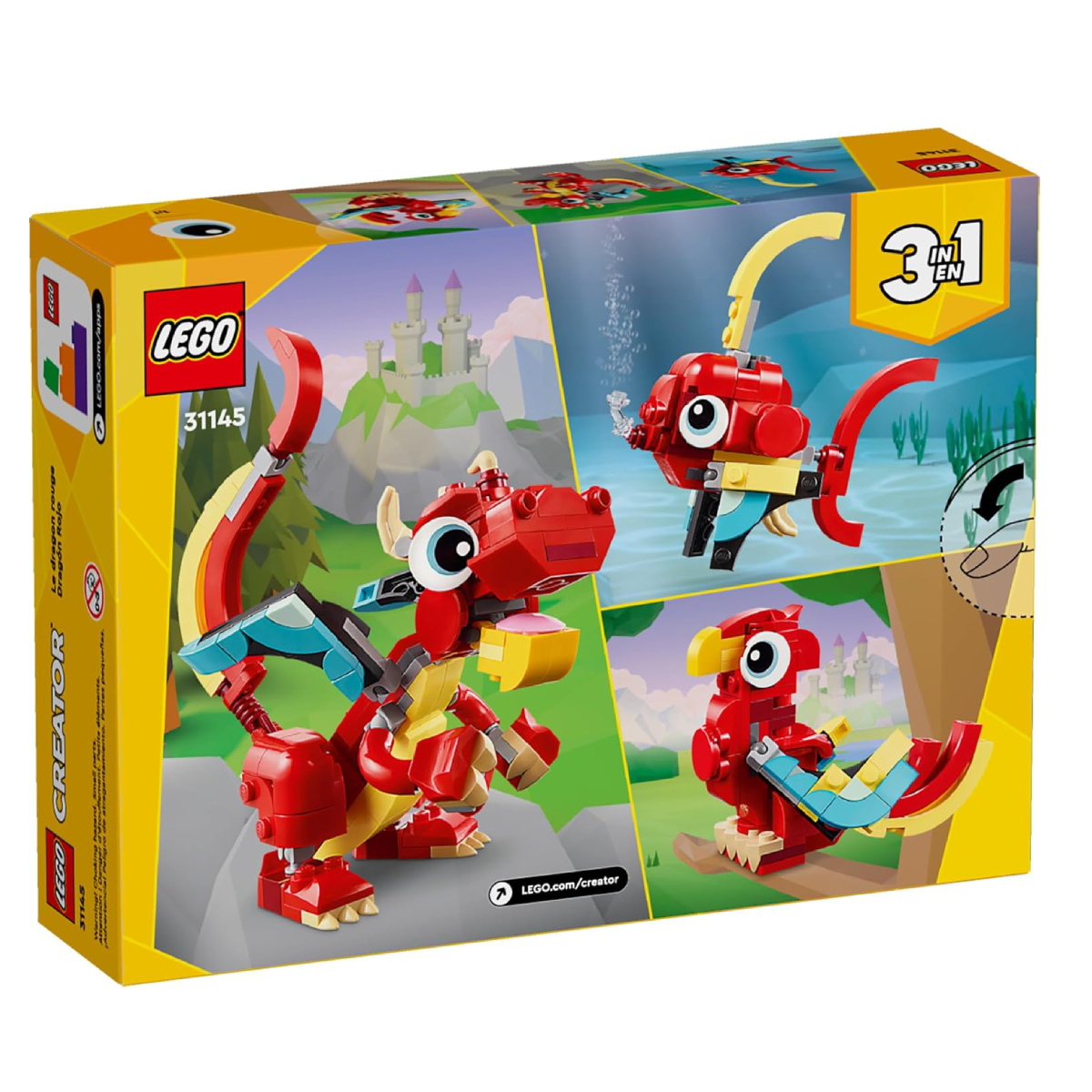 LEGO® Creator: Red Drago | Lego| Image 3