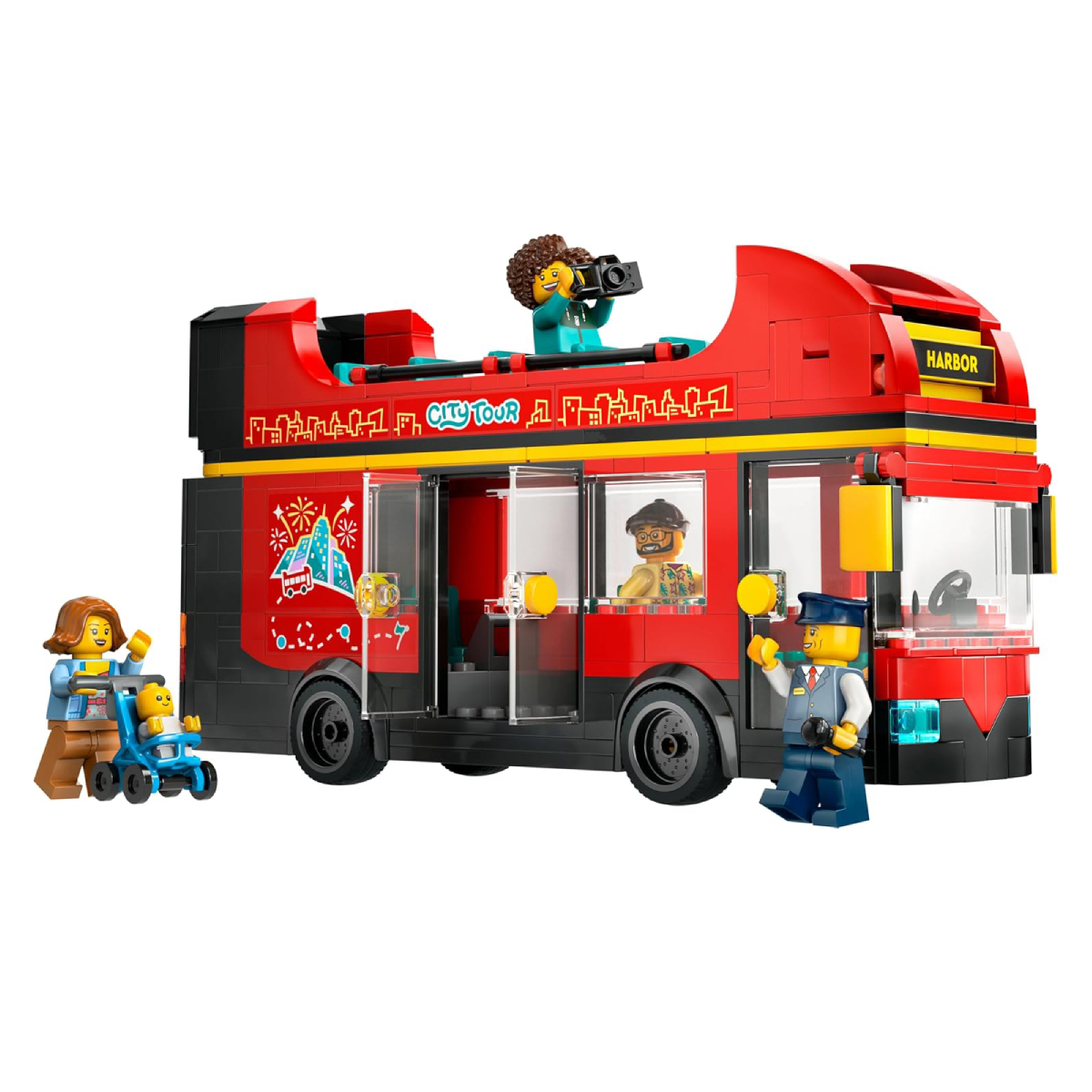 LEGO® City Great Vehicles: Red Double-Decker Sightseeing Λεωφορείο | Lego| Image 2