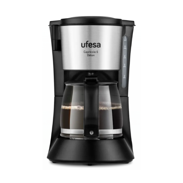 UFESA CG7115 Capriccio 6 Delux Καφετιέρα Φίλτρου, Μαύρο