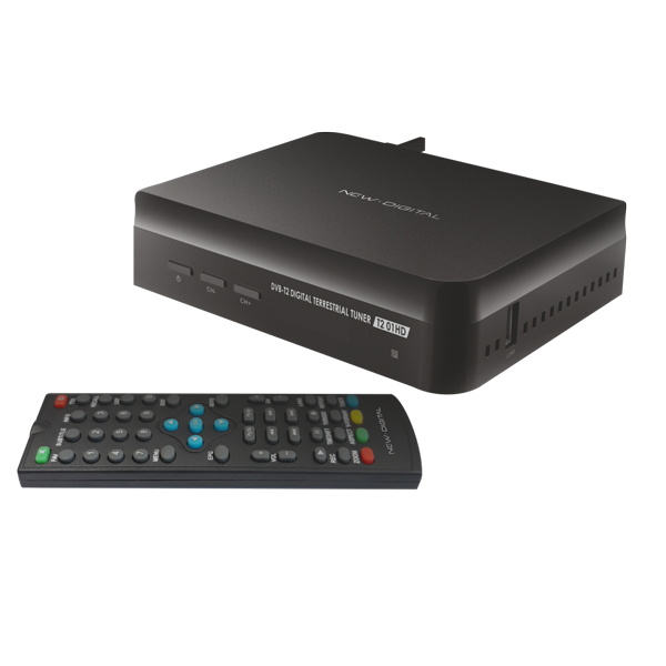 NEW DIGITAL T2 265 HD Senior DVB-T2 Συντονιστής Τηλεόρασης