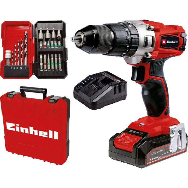 Image of suggested product: EINHELL TE-CD 18/2 Li-i +22 Κρουστικό Δραπαν/βιδο Μπαταρίας 18V, 1X2.5Ah
