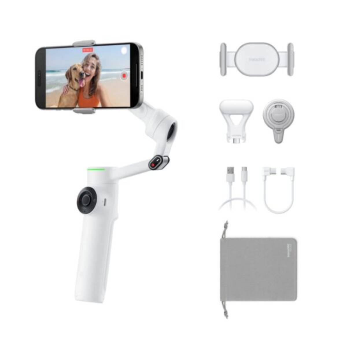 INSTA360 Flow 2 Pro Creator Gimbal Σετ, Άσπρο | Insta360| Image 5