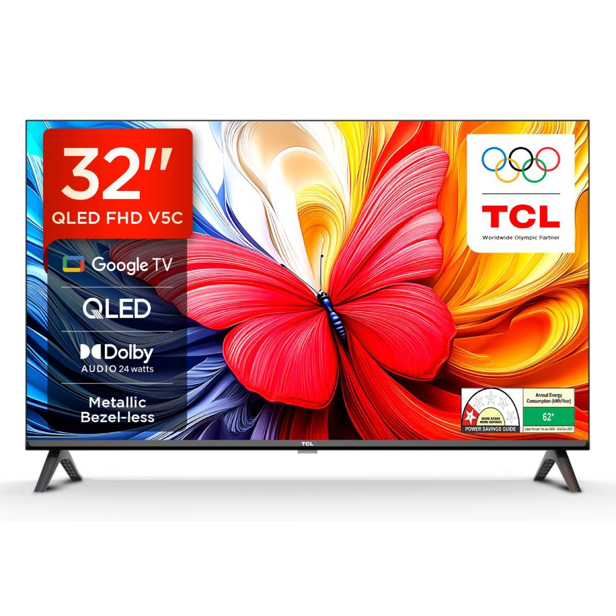 TCL 32V5C QLED FHD Android Τηλεόραση, 32"