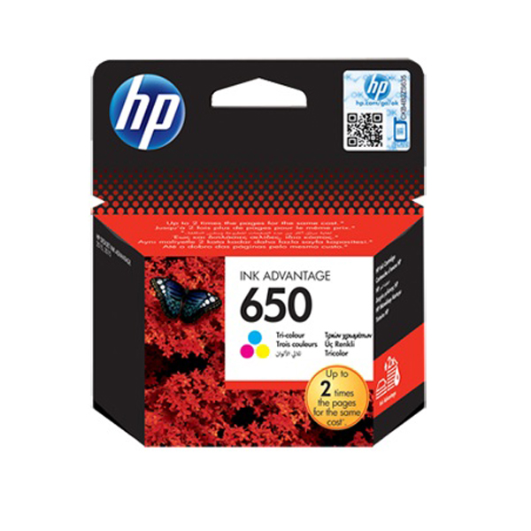 Image of suggested product: HP 650 Tri-Colour Τρίχρωμο Μελάνι