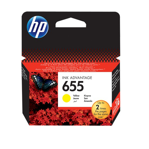HP 655 Μελάνι, Κίτρινο
