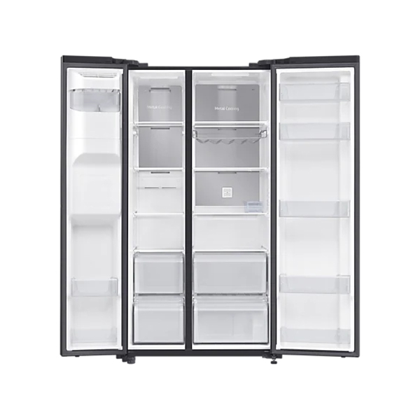 SAMSUNG RS65R54422C/EO Ψυγείο Ντουλάπα, Με Απευθείας Σύνδεση Νερού, Μαύρο | Samsung| Image 2