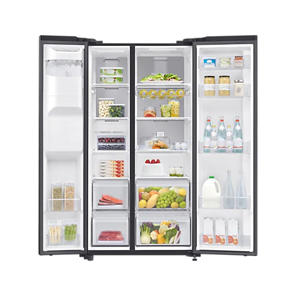 SAMSUNG RS65R54422C/EO Ψυγείο Ντουλάπα, Με Απευθείας Σύνδεση Νερού, Μαύρο | Samsung| Image 3