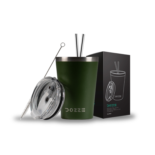 Image of suggested product: DOZZE Wander Tumbler Ταξιδιωτικός Θέρμος, 296 ml, Army Πράσινο