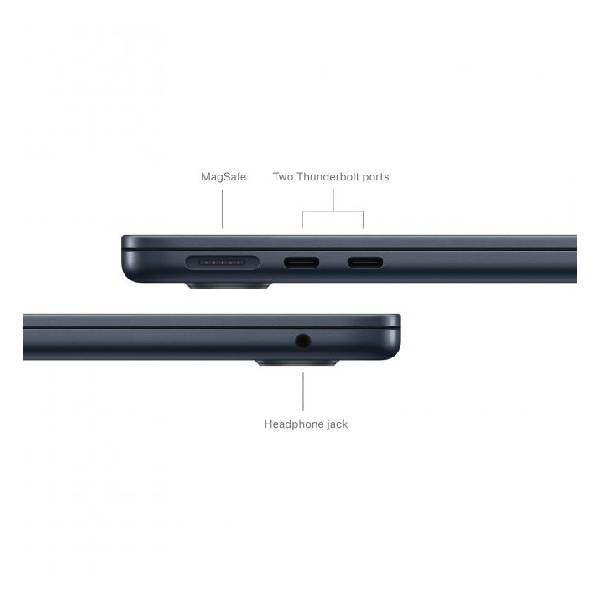 APPLE MC9L4GR/A MacBook Air M3 Laptop 512GB, 15.6", Midnight | Apple| Image 3