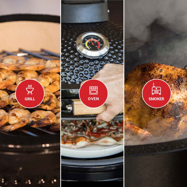 KAMADO IMS-23.5 RED Ψησταριά Κάρβουνου Φ59.5cm | Kamado| Image 5