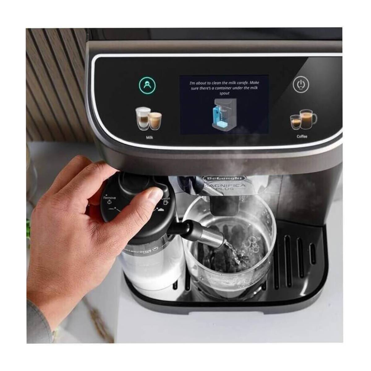 DELONGHI ECAM320.70.TB Plus Αυτόματη Μηχανή Espresso, Μαύρο Τιτανίου | Delonghi| Image 2