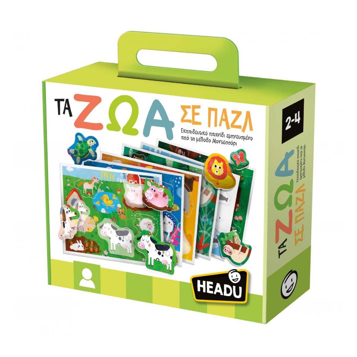 HEADU 100533 Τα Ζώα Σε Παζλ Montessori 