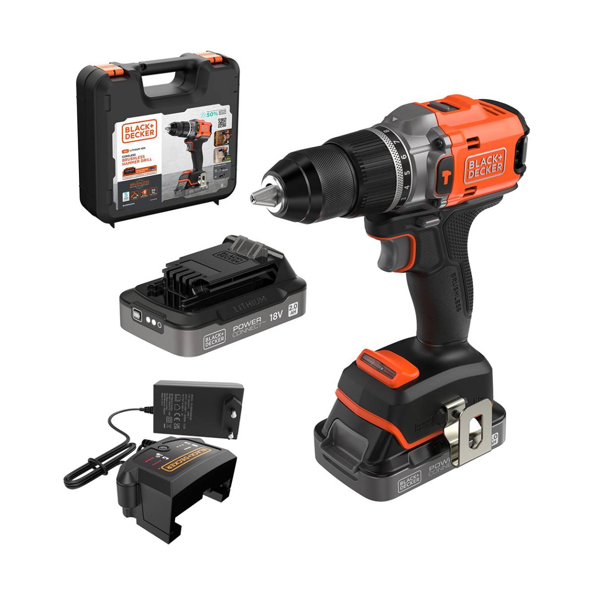 Image of suggested product: BLACK & DECKER BLD683D2XK-QW Κρουστικό Δραπανοκατσάβιδο Μπαταρίας 18V, 2X2 Ah