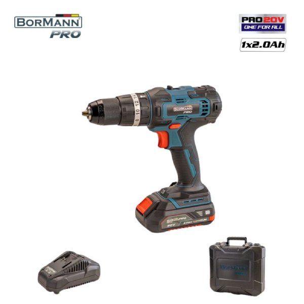 Image of suggested product: BORMANN PRO BBP3050 Κρουστικό Δραπαν/βιδο Μπαταρίας 20V, 1X2.0 Ah