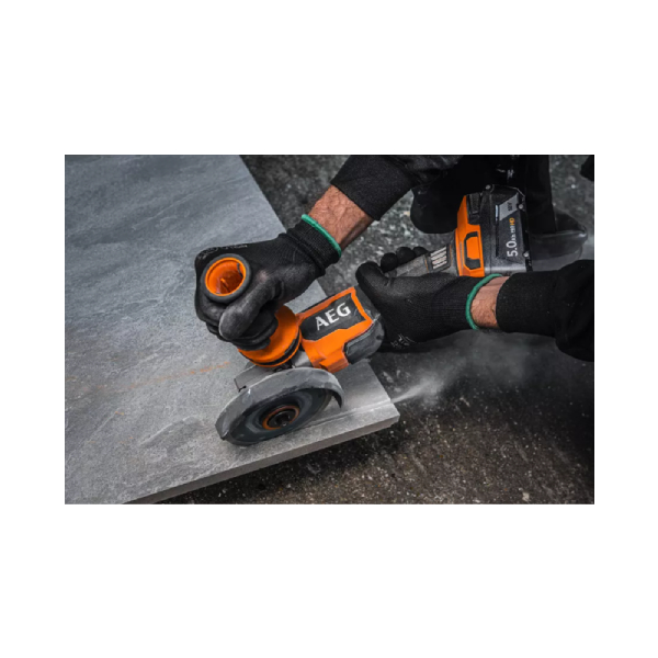 AEG BEWS18-115BLPX2-502TB Cordless Angle Grinder 18V, 2X5.0 Ah | Aeg| Image 3