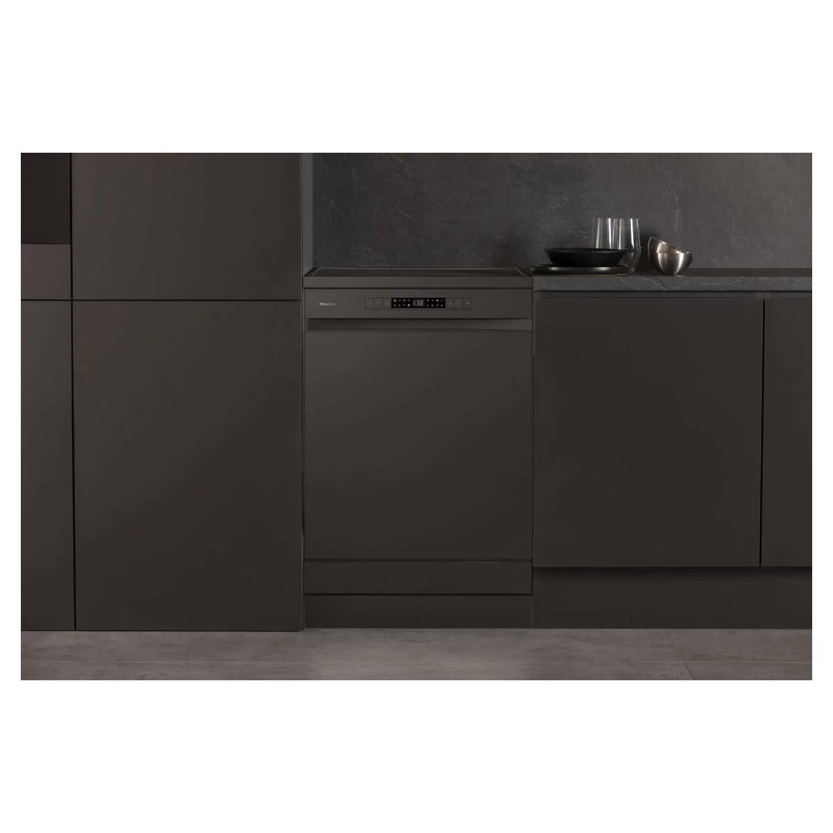 HISENSE HS622E90B Πλυντήριο Πιάτων 60 cm, Inox/Μαύρο | Hisense| Image 3