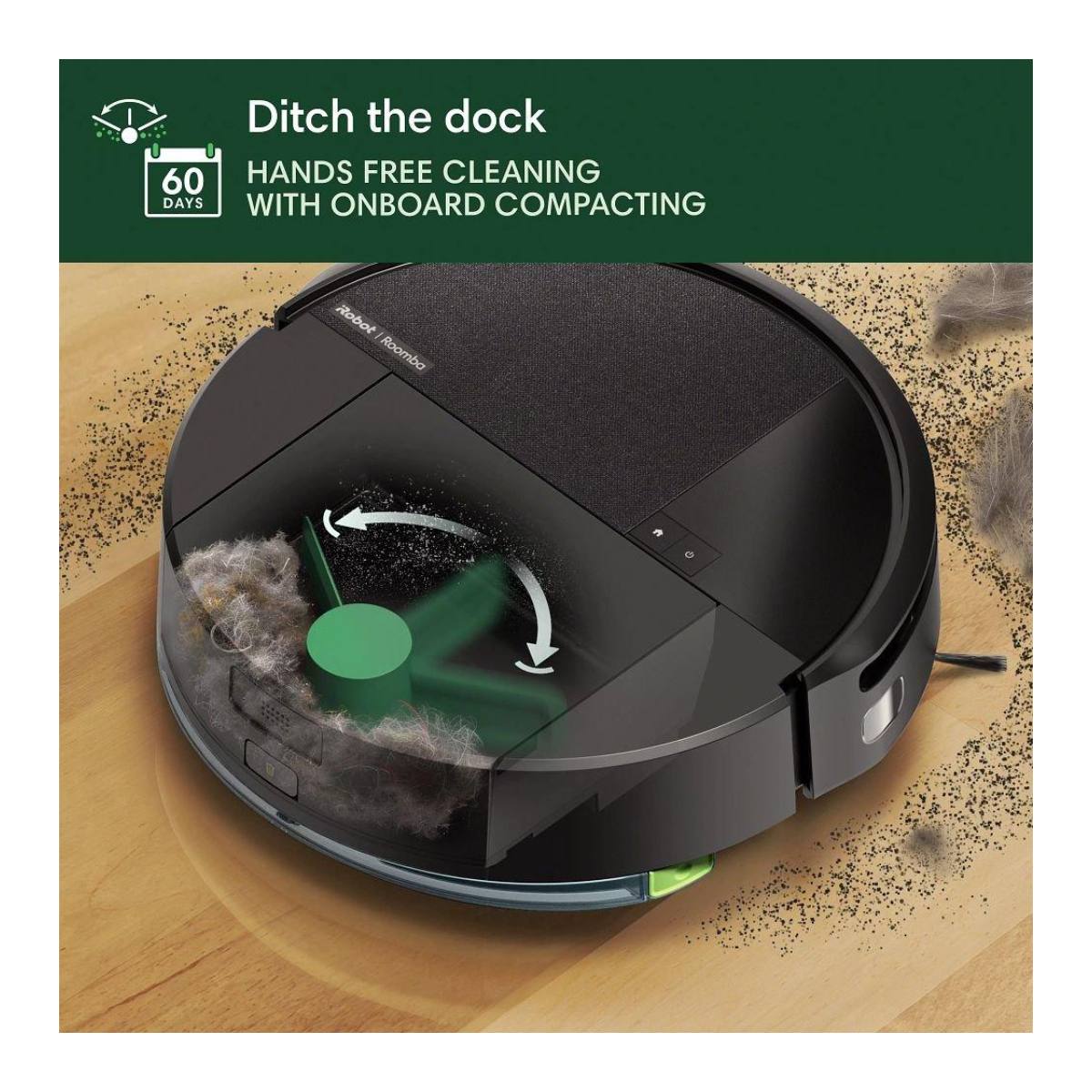 iROBOT L121040 Roomba Combo 205 Ρομποτική Σκούπα- Σφουγγαρίστρα, Μαύρο | Irobot| Image 2