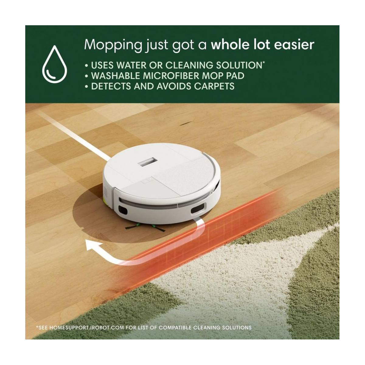 iROBOT L121240 Roomba Combo 205 Ρομποτική Σκούπα- Σφουγγαρίστρα, Άσπρο | Irobot| Image 4