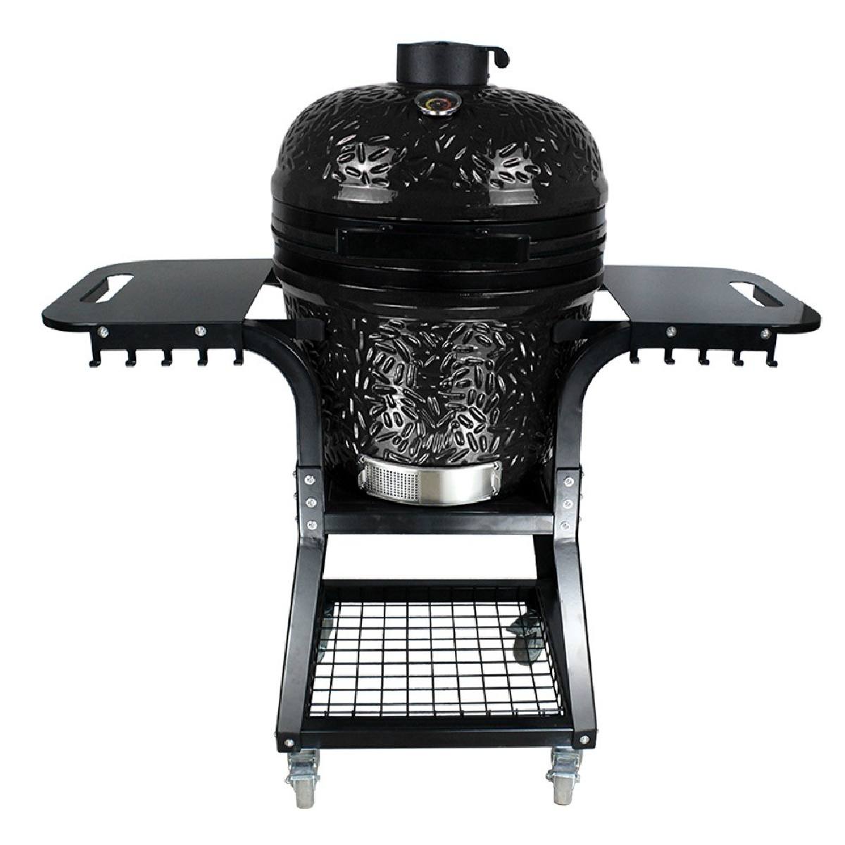 Image of suggested product: KAMADO IMS-22 TR BLACK Charcoal Grill Φ56 cm 