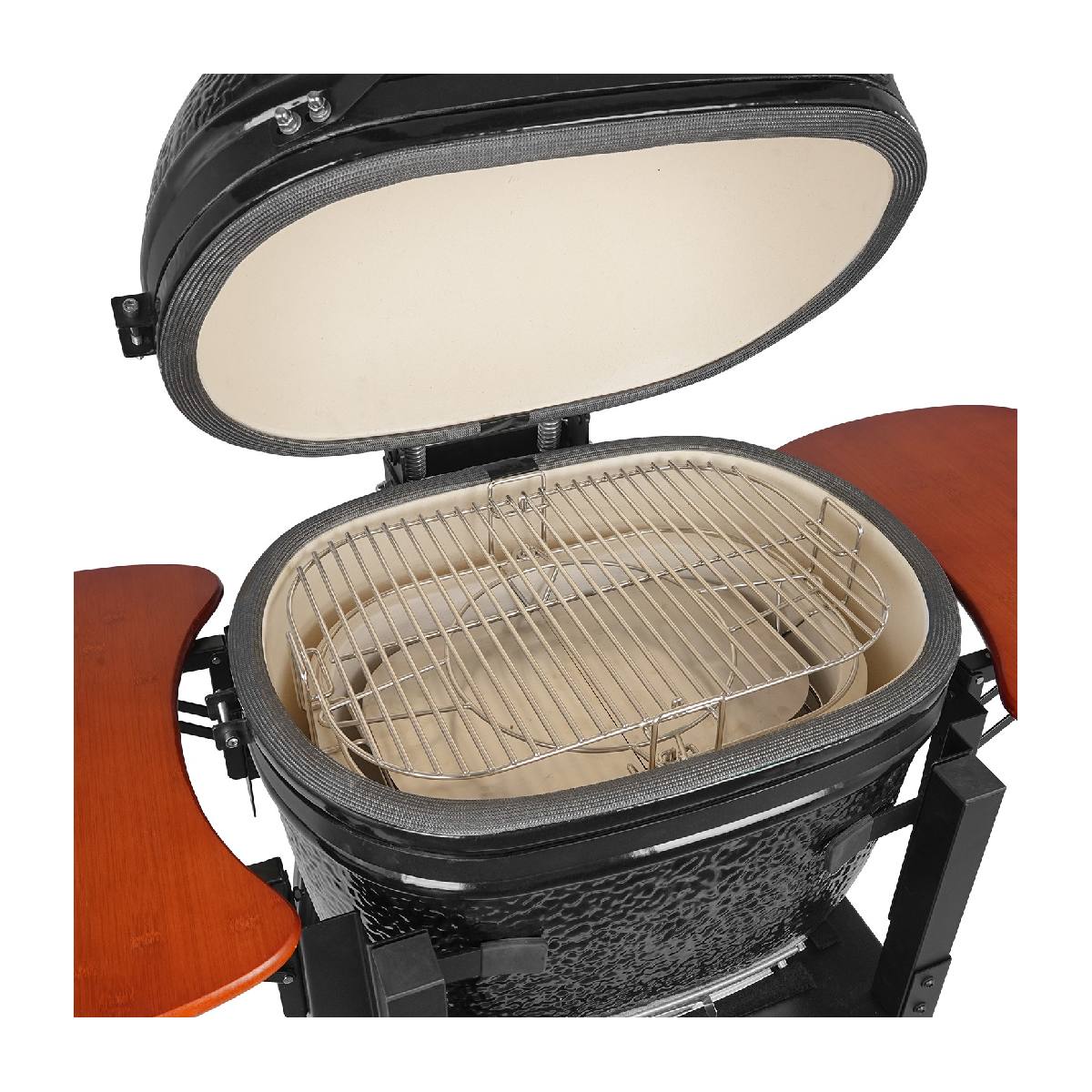KAMADO IMS-23OV BLACK Ψησταριά Κάρβουνου Φ56 cm | Kamado| Image 2