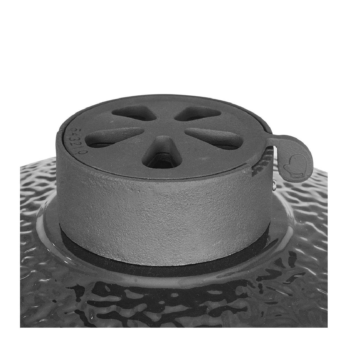 KAMADO IMS-23OV BLACK Ψησταριά Κάρβουνου Φ56 cm | Kamado| Image 3